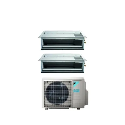 Climatizzatore Condizionatore Daikin Bluevolution Canalizzato Dual Split Canalizzabile Inverter Serie FDXM-F9 9+12 Con 2MXM40M R-32 9000+12000 Wi-Fi Optional A+++/A++