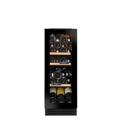 PRONTA CONSEGNA - Avintage Cantinetta vino sottopiano da incasso AVU27D82 finitura nero da 30 cm