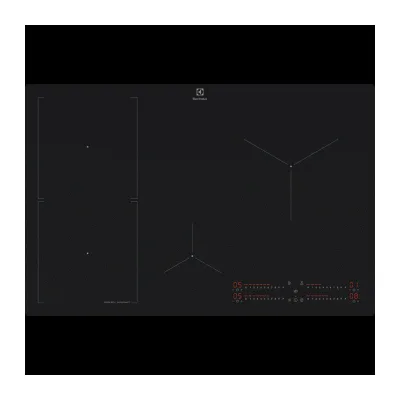 PRONTA CONSEGNA - Electrolux | Piano cottura a induzione EIS82453IZ in vetroceramica nero da 80 cm