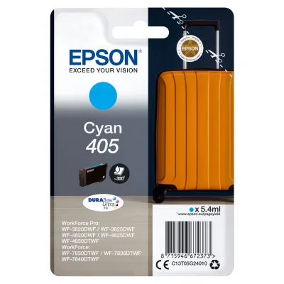 Cartucce Epson 405 originali serie Valigia - Ciano