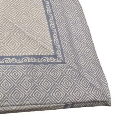 Completo lenzuola Singolo in flanella - Ambrosiana azzurro / singolo 150x295cm/90x200c