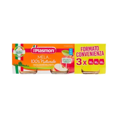 Plasmon Mela Omogenizzato 3x80g