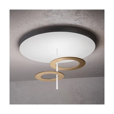 Minitallux Plafoniera a LED Hula Hoop P2 in diverse finiture by Icone Luce