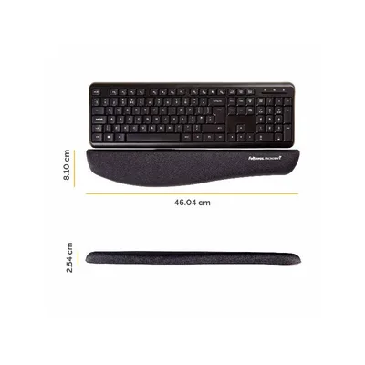 FELLOWES LEONARDI POGGIAPOLSI TASTIERA PLUSHTOUCH NER 9252103