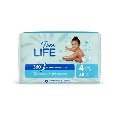 Freelife sirius pannolini maxi 48 pezzi