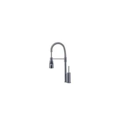 Elleci Miscelatore monocomando con canna alta girevole e doccetta CHEF MIKCHECR finitura CR cromato