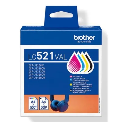 KIT 4 CART UNA CART X COLORE LC521VAL