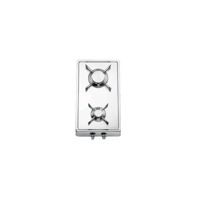 Alpes Piano cottura ribaltabile a gas R 30/2GR in acciaio inox da 29.5 cm