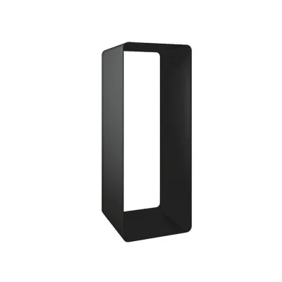 Eva Calòr Porta legna PL 6 9013069700 finitura nero goffrato