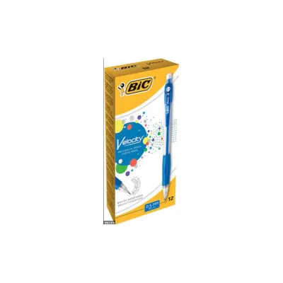 Bic Velocity Conf. 12 MATITE MECCANICHE 0,5 mm HB con gomma Grip Zone Lunga durata Colori assortiti 8291322