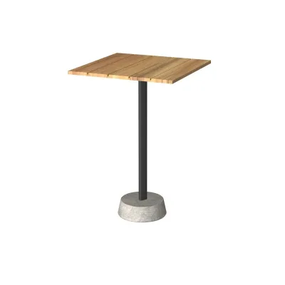 Unopiù Tavolo alto fisso PERTRE in diverse finiture da 70x70 cm - IN PROMOZIONE FINO AL 6/07