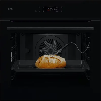 AEG Forno MealAssist pirolitico da incasso NBE 7P631 AB finitura nero lucido da 60 cm