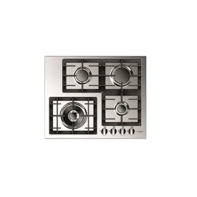 Fulgor Piano cottura a gas QH 604 G WK X finitura acciaio inox da 62 cm