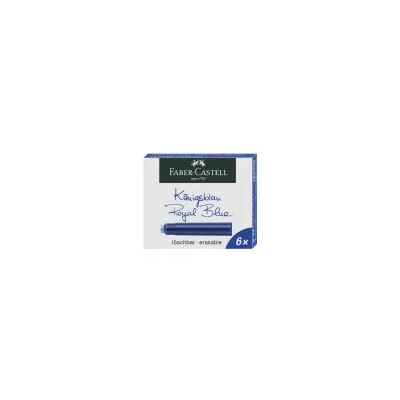 FABER CASTEL CARTUCCE X STILOGRAFICA BLU 6PZ 185506