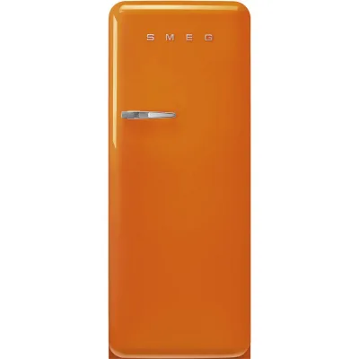 Smeg Frigorifero monoporta con cerniere a destra a libera installazione FAB28ROR6 finitura arancione da 60 cm