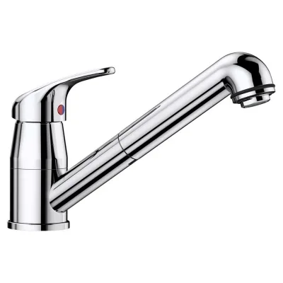 Blanco Miscelatore monocomando con doccetta estraibile DARAS-S 1517731 finitura cromato