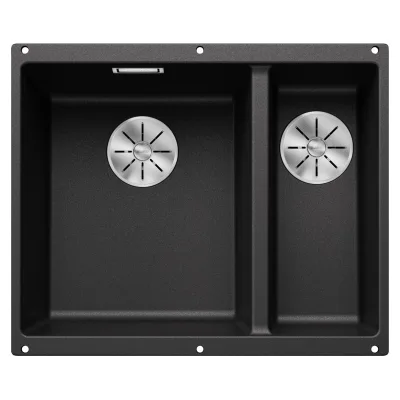 Blanco Lavello a una vasca sx con vaschetta SUBLINE 340/160-U Satin Gold 3523548 finitura antracite da 55x46 cm - Sottotop
