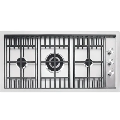 Barazza Piano cottura a gas LAB 1PLB2T finitura inox satinato da 90 cm