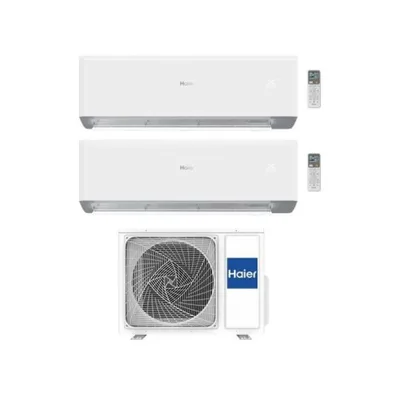 Climatizzatore Condizionatore Haier Dual Split Serie REVIVE 9000+12000 Btu Inverter Con 2U50MEEFRA R-32 Wi-Fi Integrato 9+12 A++/A+