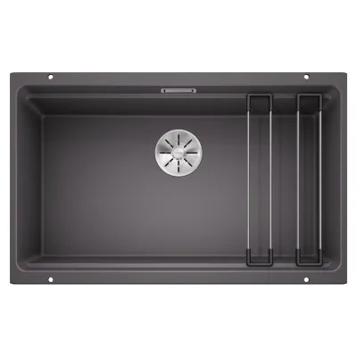 Blanco Lavello una vasca ETAGON 700-U 1525168 finitura grigio roccia da 73x46 cm - Sottotop