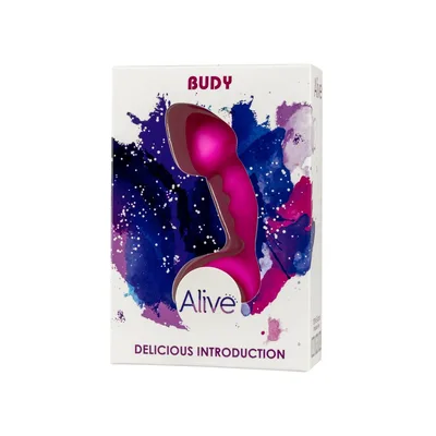 Plug anale Alive Budy silicone medicale 13 cm ergonomico waterproof con anello di presa