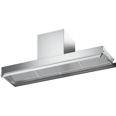 PRONTA CONSEGNA - Faber Cappa da incasso IN-NOVA ZERO DRIP LITE A120 305.0703.269 finitura inox e vetro bianco da 120 cm