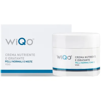 Wiqo Crema Nutriente ed Idratante Pelli Normali o Miste Viso 50 ml