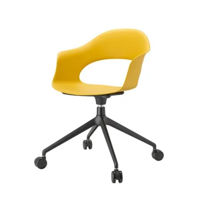 Scab Sedia Lady B art. 2596 con struttura in metallo e scocca in tecnopolimero - Con ruote - CON VOUCHER 15% NEL CARRELLO