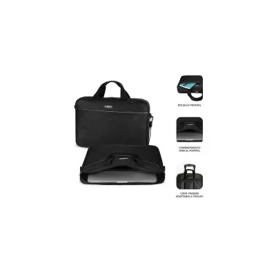 Cartella Select Pack di ventiquattrore Subblim per computer fino a 15,6 pollici Poliestere resistente