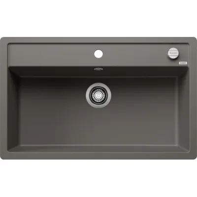 Blanco Lavello una vasca DALAGO 8-F 1527249 finitura grigio vulcano da 80.5x50 cm - Filotop