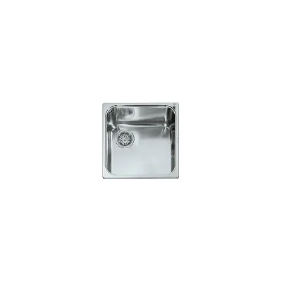 Alpes Vasca semifilo VF 446-S in acciaio inox da 46x46 cm