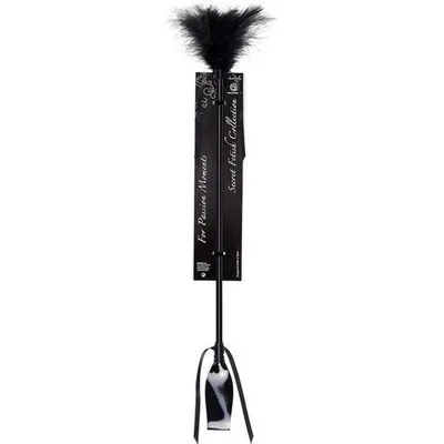 Frustino Ticler tintillatore piume circa 40 cm fetish bondage BDSM sadomaso