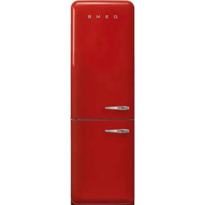 Smeg Frigorifero combinato con cerniere a sinistra a libera installazione FAB32LRD6 finitura rosso da 60 cm