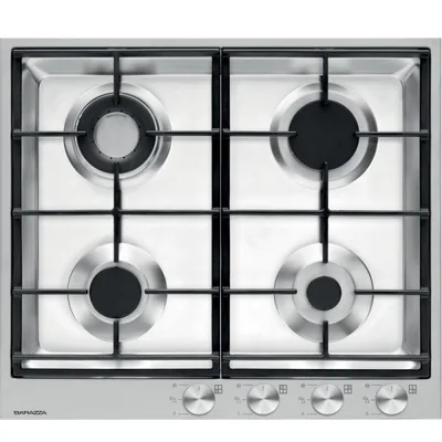 Barazza Piano cottura a gas B_FREE 1PBF74 finitura inox satinato da 69 cm