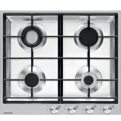 Barazza Piano cottura a gas B_FREE 1PBF74 finitura inox satinato da 69 cm