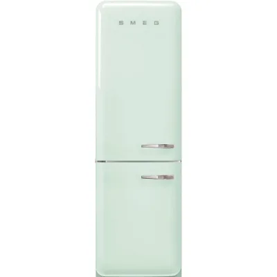 Smeg Frigorifero combinato con cerniere a sinistra a libera installazione FAB32LPG6 finitura verde pastello da 60 cm