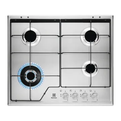 PRONTA CONSEGNA - Electrolux | Piano cottura a gas Slim Profile KGS6434SX finitura inox da 60 cm