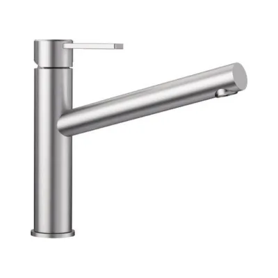 Blanco Miscelatore monocomando AMBIS 1523118 finitura acciaio massiccio