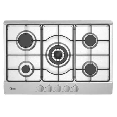 Midea Comfee Piano cottura a gas MIG 507 TCX finitura inox da 75 cm