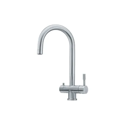 PRONTA CONSEGNA - Franke: Miscelatore a tripla via bicomando Eos Clear 120.0179.979 finitura inox satinato
