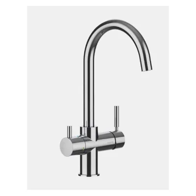ProAcqua Miscelatore con doppio comando ONE & ONLY 1801193 finitura nichel spazzolato - con set depuratore