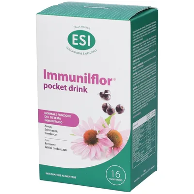 ESI Immunilflor Integratore Sistema Immunitario 16 Pocket Drink