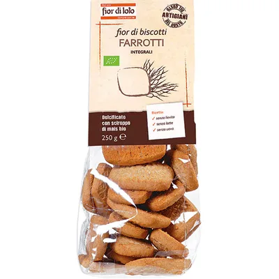 Fior Di Loto Fior Di Biscotti Farrotti Integrali Bio 250 g