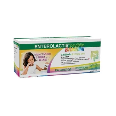 ENTEROLACTIS BEVIBILE BAMBINI 12 FLACONI