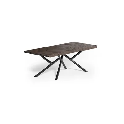 Ozzio Tavolo fisso Random art. T252 con struttura in metallo e piano a scelta da 220x110 cm