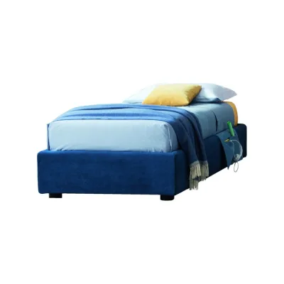 Samoa Letto singolo SOMMIER FILO CON PIANO imbottito senza contenitore da 82x192/202 cm - IN PROMOZIONE FINO AL 6/07