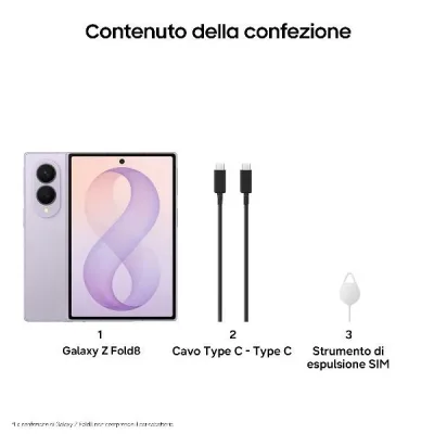 GALAXY FOLD8 12+256GB LILLA SM-F971BLVBEUE