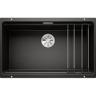 Blanco | Lavello una vasca ETAGON 700-U 1525891 finitura nero da 73x46 cm - Sottotop