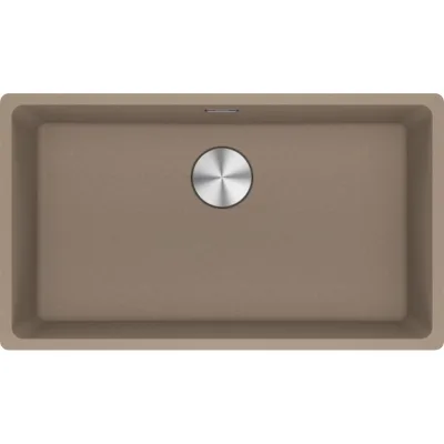 Franke: Lavello una vasca Vasche Sottotop Maris MRG 110-72 125.0686.713 finitura fragranite oyster da 75.3x43.3 cm