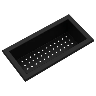 Barazza Vaschetta forata 1CVSN finitura inox nero oaco da 27.2 cm